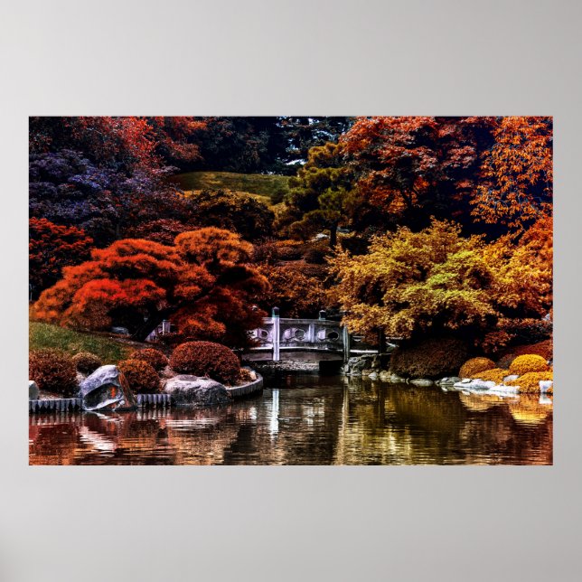 Autumn Fall Landscape Nature Colours Poster (Front)