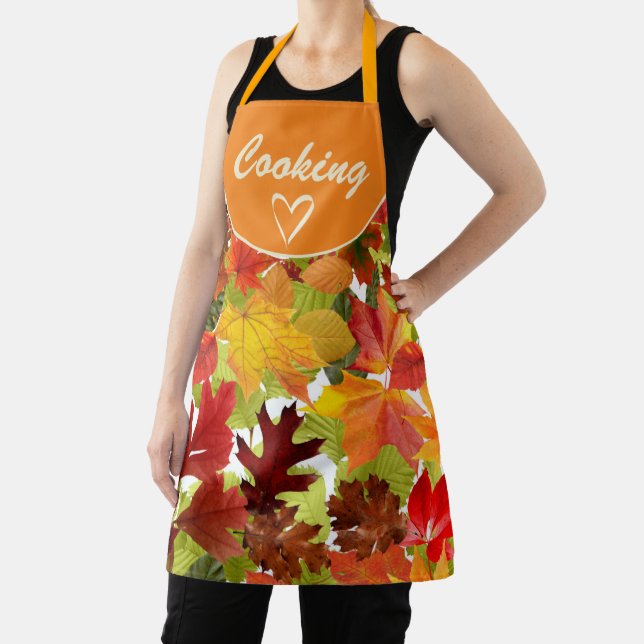 Autumn Fall Leaves Apron (Insitu)