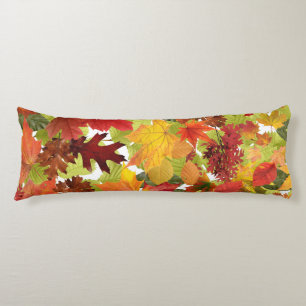 Autumn Fall Leaves Body Cushion