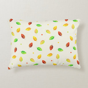 Autumn Fall Leaves Decorative Cushion