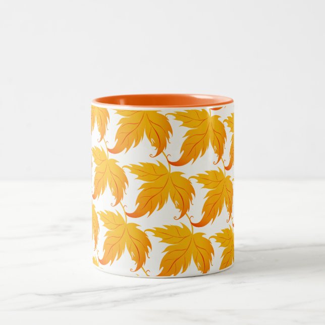 Autumn Fall Leaves Mug (Center)