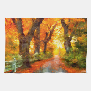Autumn/Fall/Leaves/nature Tea Towel