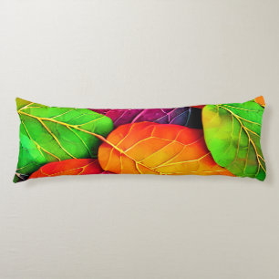 Autumn Fall Leaves Pattern Body Cushion
