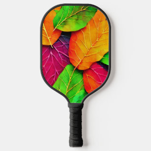 Autumn Fall Leaves Pattern   Pickleball Paddle