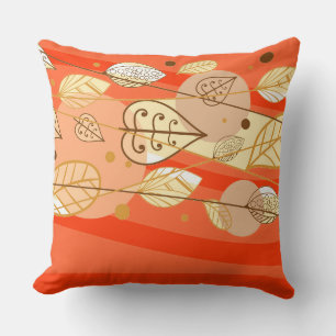 Autumn Fall Leaves Pillow
