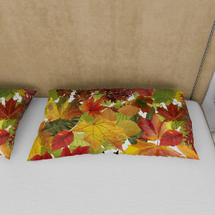 Autumn Fall Leaves Pillowcase