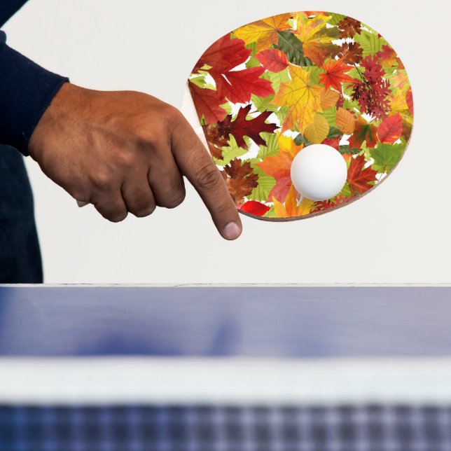 Autumn Fall Leaves Ping Pong Paddle (Insitu)