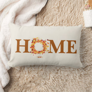 Autumn Fall Leaves Throw Pillow