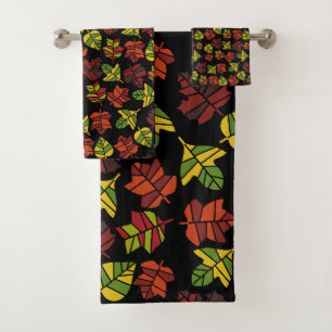 Autumn Fall Nature Transition Bath Towel Set