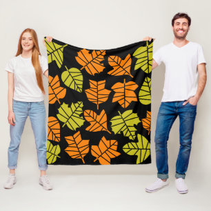 Autumn Fall Nature Transition Fleece Blanket