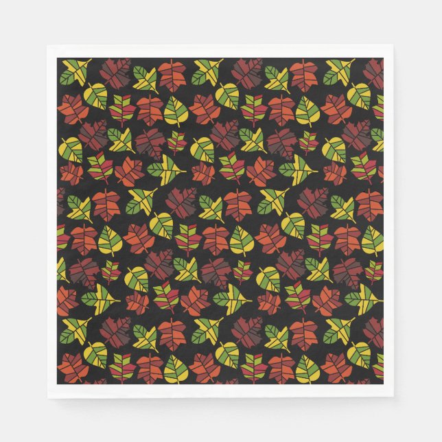 Autumn Fall Nature Transition Napkin (Front)