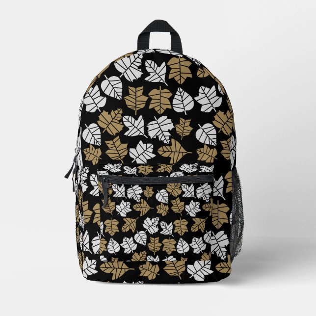 Autumn Fall Nature Transition Printed Backpack (Front)