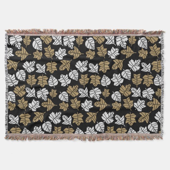 Autumn Fall Nature Transition Throw Blanket (Front)