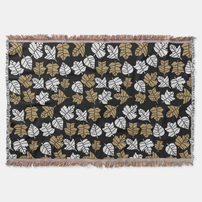 Autumn Fall Nature Transition Throw Blanket (Front)