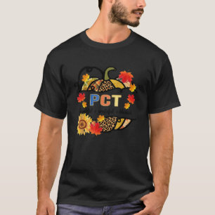 Autumn Fall Outfit PCT Thankful Grateful Blessed P T-Shirt