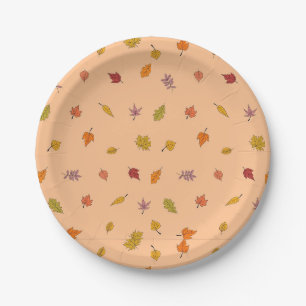 Autumn Fall Paper Plate