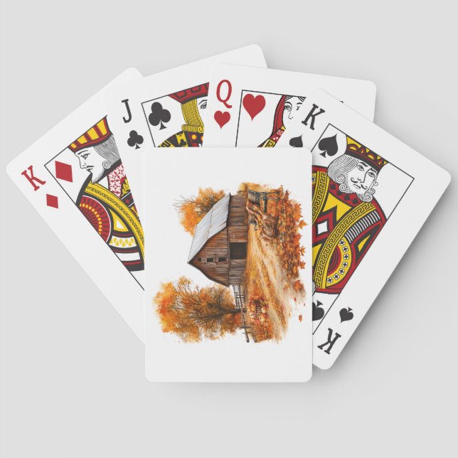 Autumn/Fall Playing Cards (Back)