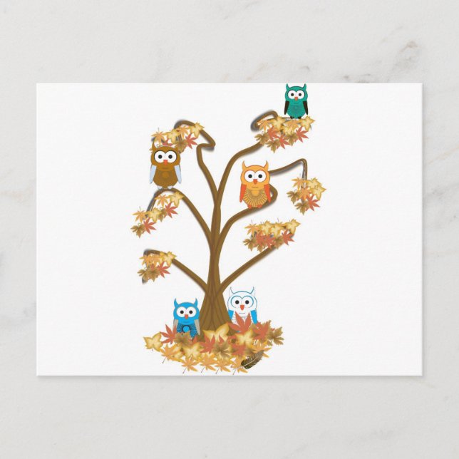 Autumn Fall Postcard (Front)