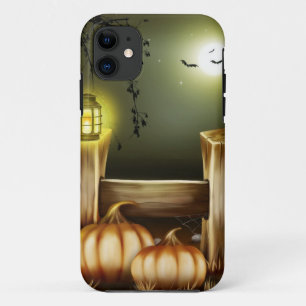 Autumn Fall Pumpkins Moon Night Destiny iPhone 11 Case