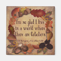 Autumn / Fall quote magnet