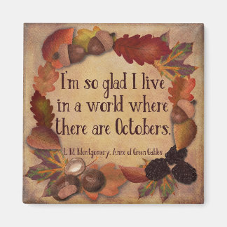 Autumn / Fall quote magnet