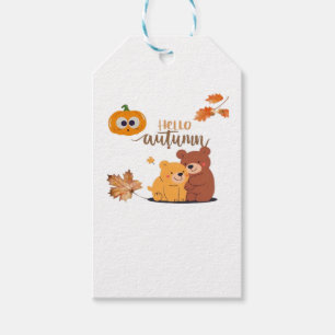 Autumn Fall Shirt, Thanksgiving Shirt, Fall Pumpki Gift Tags