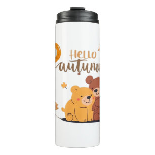 Autumn Fall Shirt, Thanksgiving Shirt, Fall Pumpki Thermal Tumbler