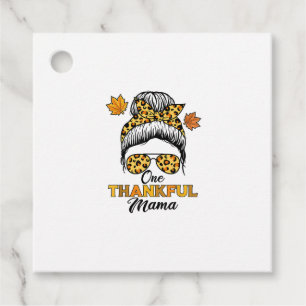 Autumn Fall Thanksgiving Shirts, One Thankful Mama Favour Tags