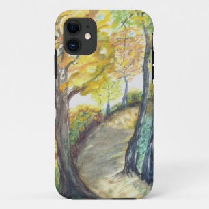 Autumn Fall Tree Leaves Art Painting Destiny iPhone 11 Case