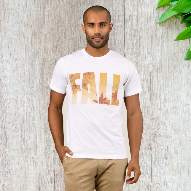 Autumn Fall Typography Design with Leaves  T-Shirt (Creator Uploaded)