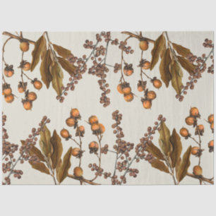 Autumn Fall Watercolor Foliage Leaves Tissue Paper