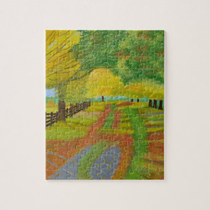 Autumn- Fallen Leaves Jigsaw Puzzle