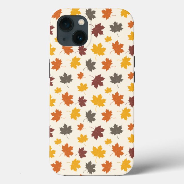 Autumn Falling Leaves Case-Mate iPhone Case (Back)