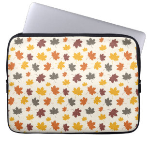Autumn Falling Leaves Laptop Sleeve