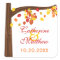 Autumn Falling Leaves Save The Date Stickers