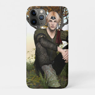 Autumn Fantasy Prince Forest Portrait iPhone 11 Pro Case