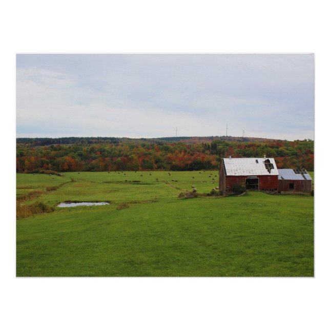 Autumn Farm Poster (Front)