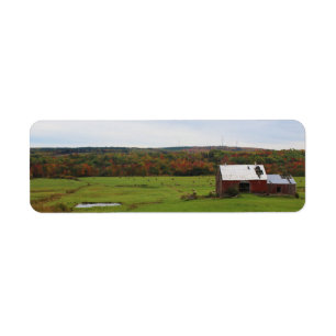 Autumn Farm Return Address Label