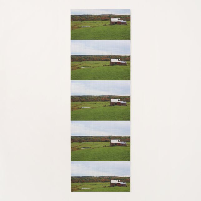 Autumn Farm Yoga Mat (Front)