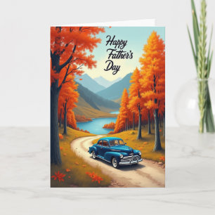 Autumn Fathers Day Auto Card
