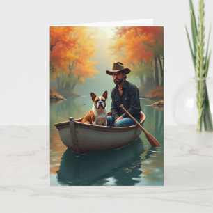 Autumn Fathers Day Boat Ride Card