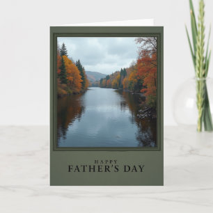 Autumn Fathers Day Valley Card