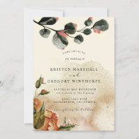 autumn feel elegant floral Wedding