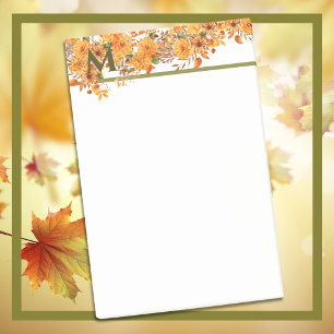 Autumn Festive Post-it Notes