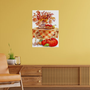 Autumn Festive Table Print