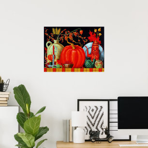 Autumn Festive Table Print