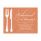 AUTUMN FLATWARE | REHEARSAL DINNER INVITE