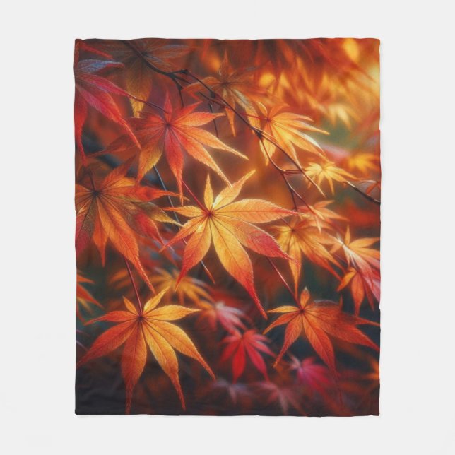Autumn Fleece Blanket (Front)
