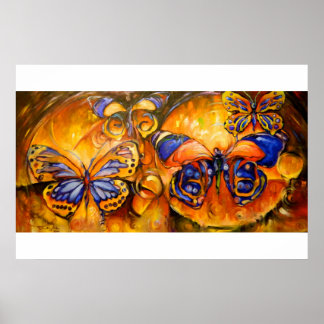 Autumn Flight By Timothy Orikri Poster