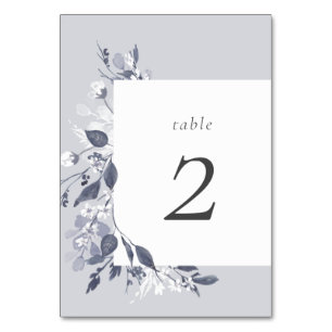 Autumn Flora Table Number